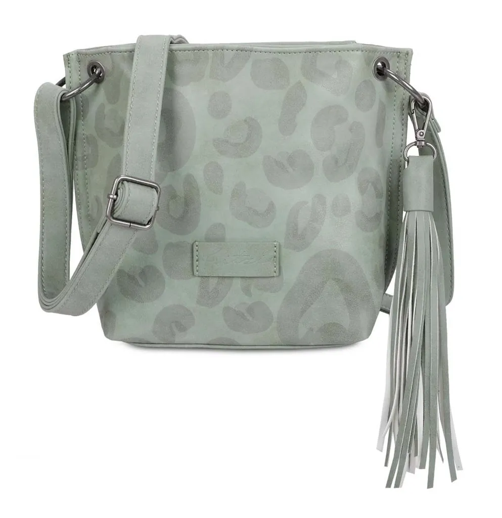 Borsa Donna Fritzi03 Leo Crossbody Lime - Comoda per Mamme Dinamiche