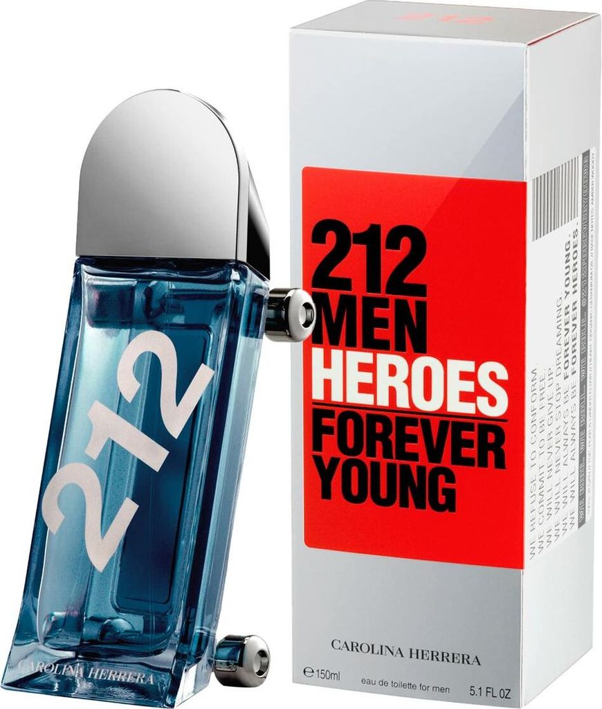 Herrenparfüm Carolina Herrera 212 Men Heroes EDT 150 ml