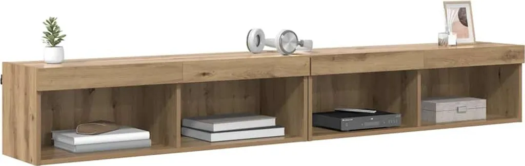 Set 2 Mensole SYFAX Panama Rovere Artisan 100cm | Arredo Casa Caldo