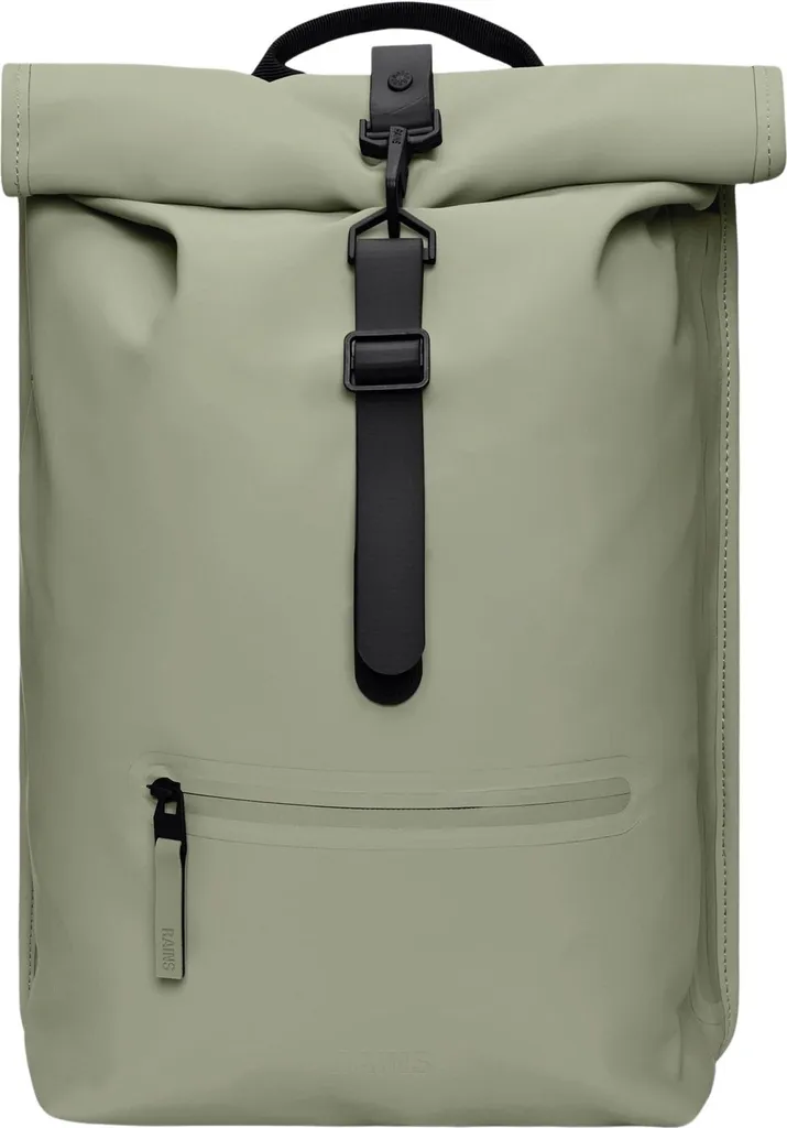 Sac à dos Rains Rolltop Rucksack 1332DRI Noir Étanche pour Ordinateur