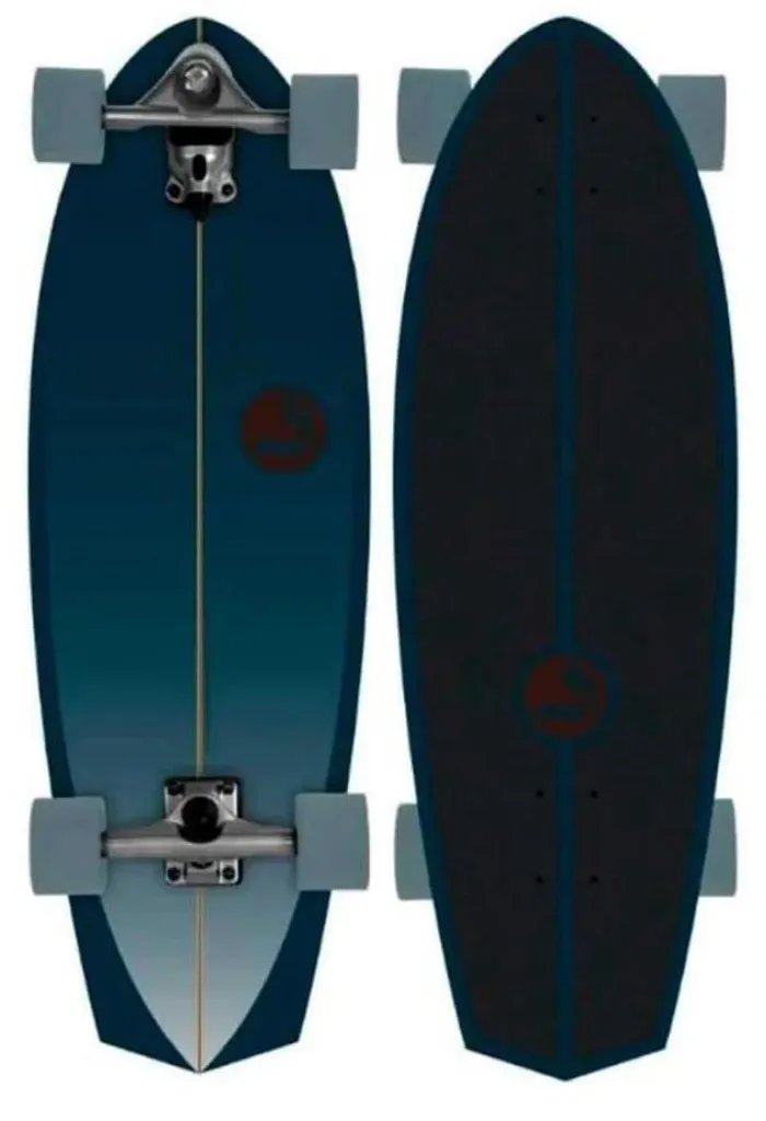 Surfskate Slide Diamond 32'' Bleu Spear avec Trucks New Generation - 3