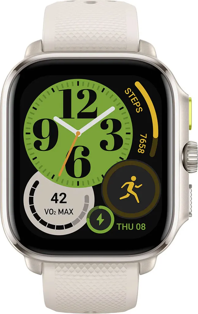 Orologio Running Amazfit Cheetah Square White - GPS Preciso e Leggero