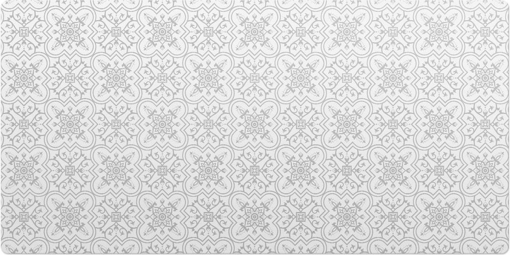 Symmetrisches Ornament– Schreibtischunterlage – Schreibtisch Tischunterlage – 120x60 cm – Unterlage Groß Schreibtischmatte