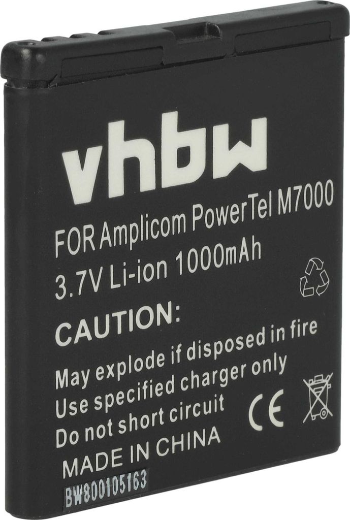 vhbw Akku Ersatz für CM504442APR für Handy Smartphone Telefon (1000 mAh, 3,7 V, Li-Ion)