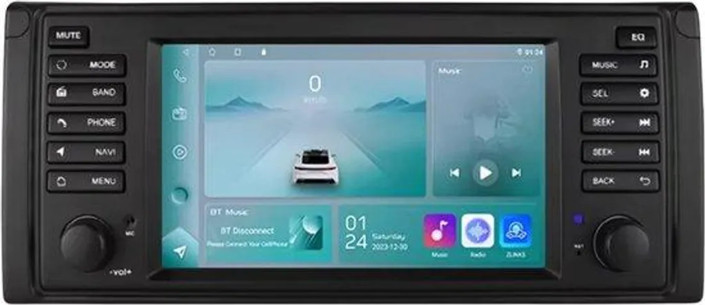 Poste Radio Multimédia BMW E39 E53 - Navigation GPS et CarPlay Intégré