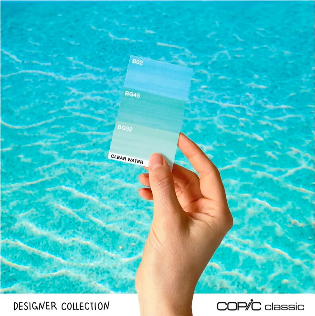 Copic Classic 3 pz Tinte Chiare all'Acqua - Pennarelli Professionali Design