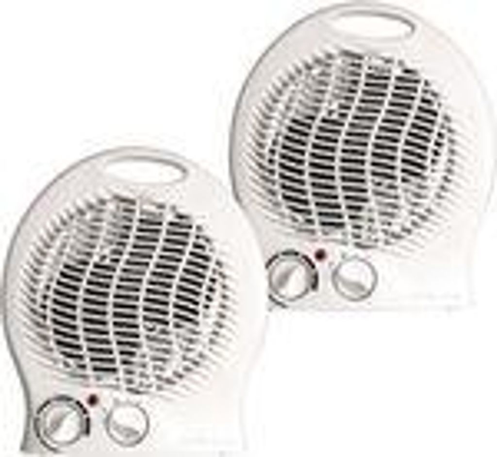 BROLLUX 2x Elektroheizung 2000W mobiles Heizgerät VO-W Produktbild 