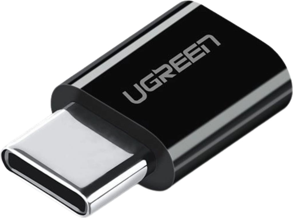 Ugreen US157, Micro USB, USB-C, Schwarz Produktbild 