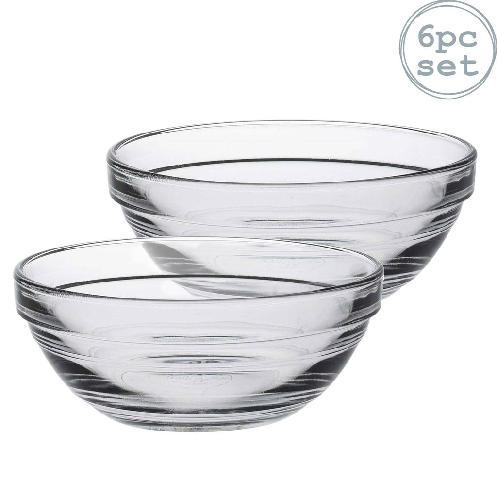 Duralex Schüssel Lys, 10,.5 cm, transparent, 6 Stück Produktbild 