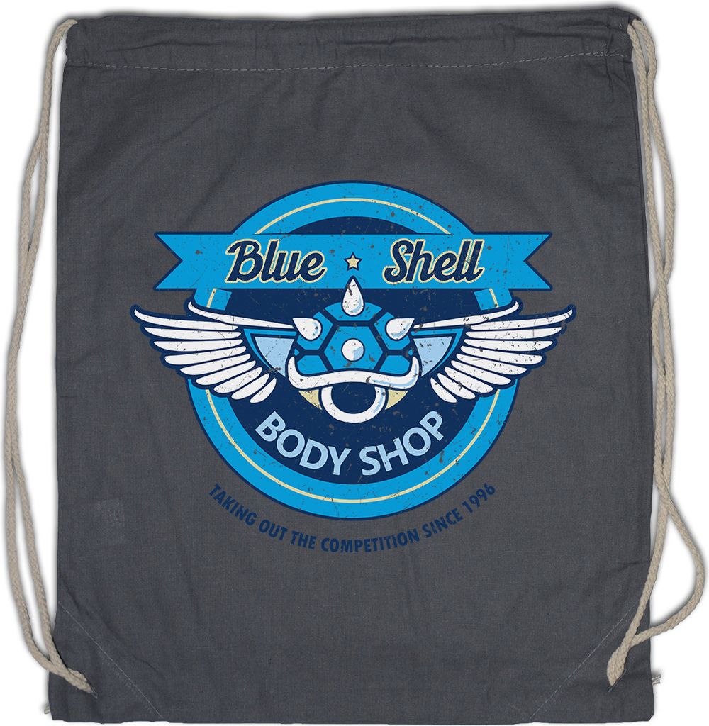 Urban Backwoods Blue Shell Body Shop, Turnbeutel, Farbe: Grau