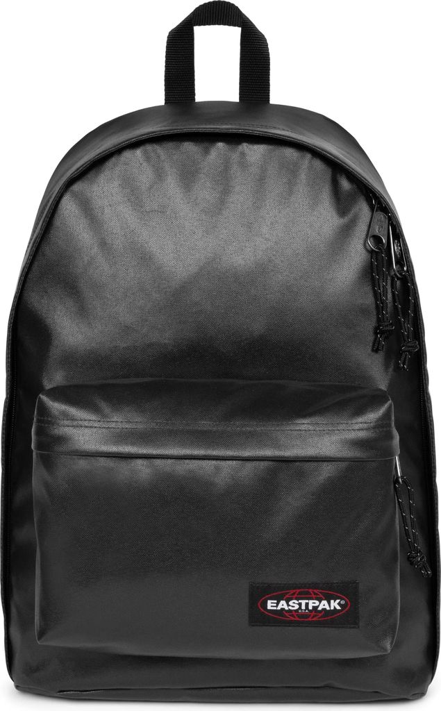 EASTPAK Schulrucksack Rucksack mit Laptopfach Out of Office 27L Glossy Black schwarz