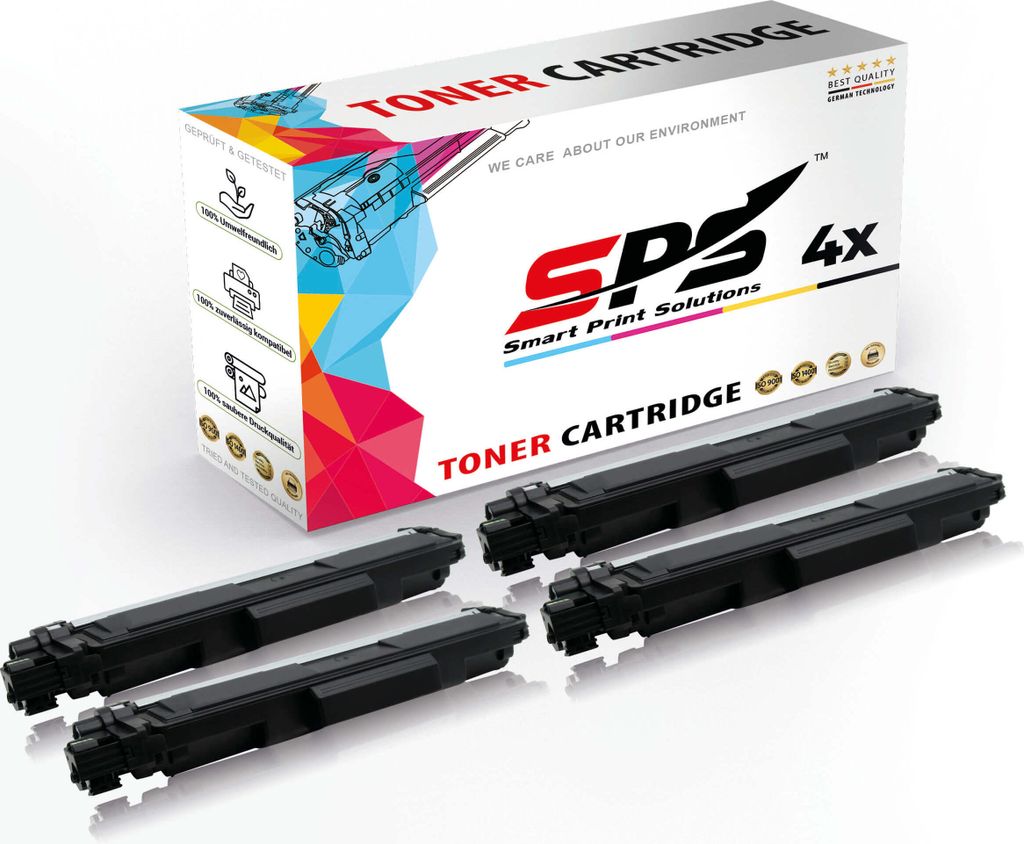 4x Multipack Set Kompatibel für Brother MFC-L 3730 CW (TN-247C, TN-247M, TN-247Y, TN-247BK) Toner