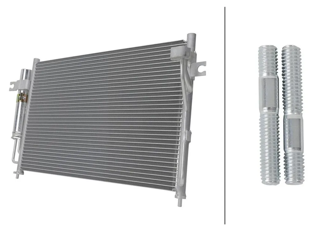 Fin des fuites de clim : Condenseur HELLA robuste pour HYUNDAI GETZ