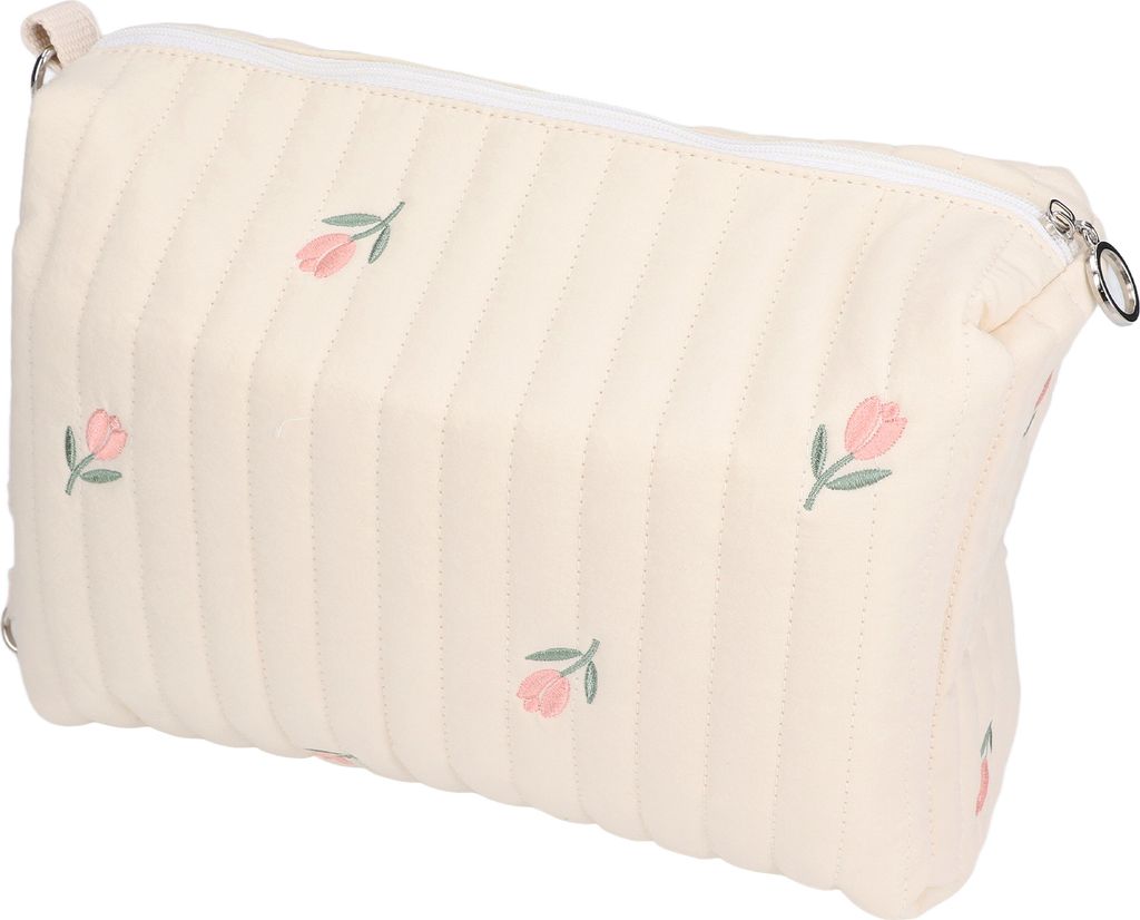 Multifunktionale tragbare Kinderwagen Baby Wickeltasche Niedliches Muster Windel Windel Lagerung Tasche (Tulipa Stickerei)