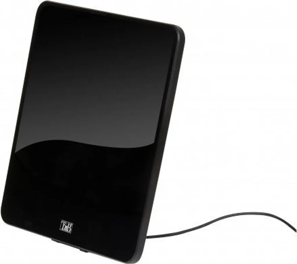 Antenne Extra Plate TNB ANINFLAT55 55 dB Noire avec Filtre Anti-4G