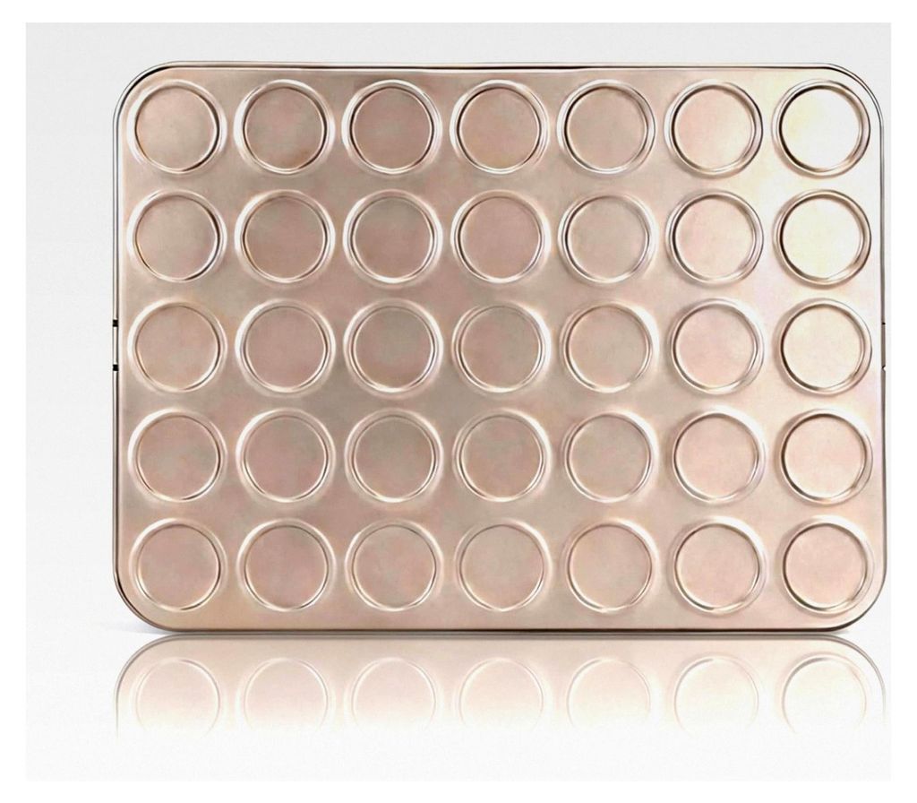 Antihaft-Backform für Macarons und Kekse (15 Mulden) (35 Mulden)