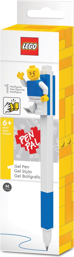 LEGO® Gel-Stift mit Minifigur, blau - 1 Stück Produktbild 