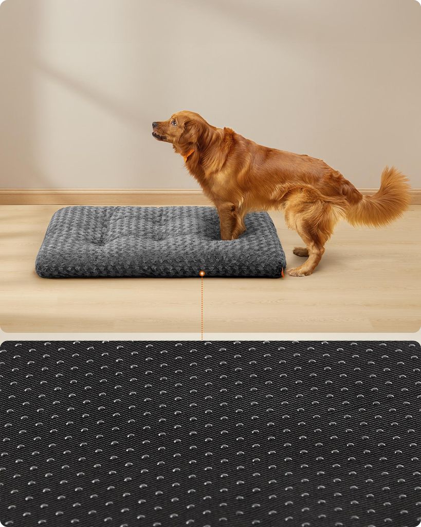 Feandrea Hundebett, flauschige Hundematte, Plüsch, weiche Produktbild 