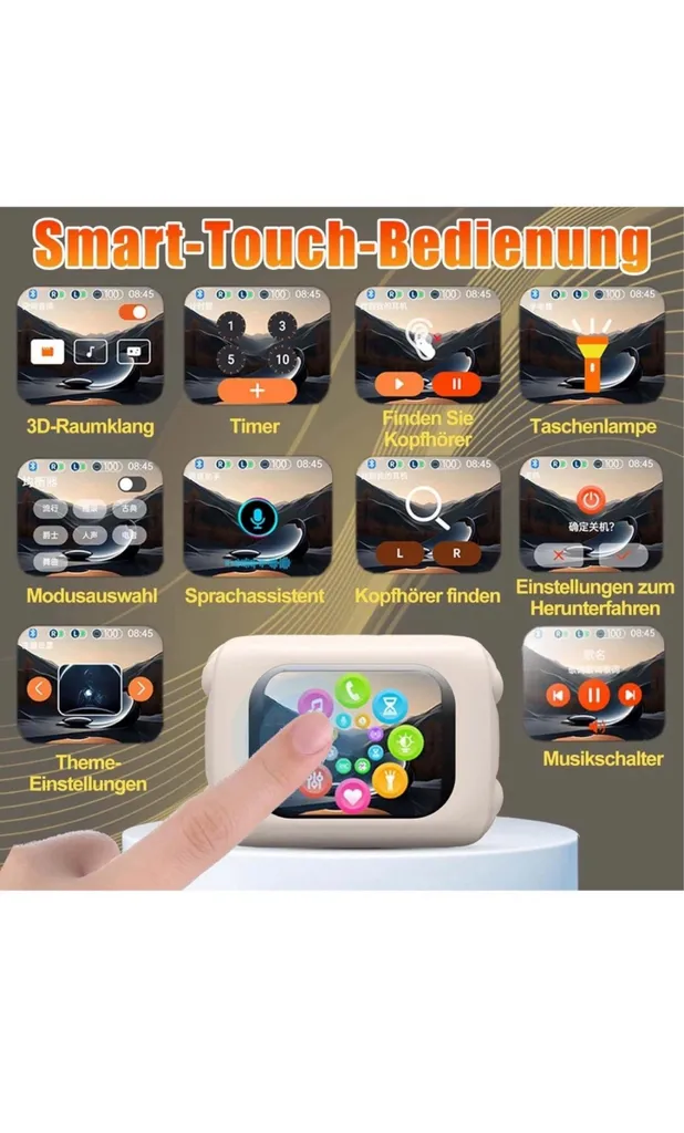 Auricolari Bluetooth M71 Professionali: Chiamate Chiare e Touch - 7