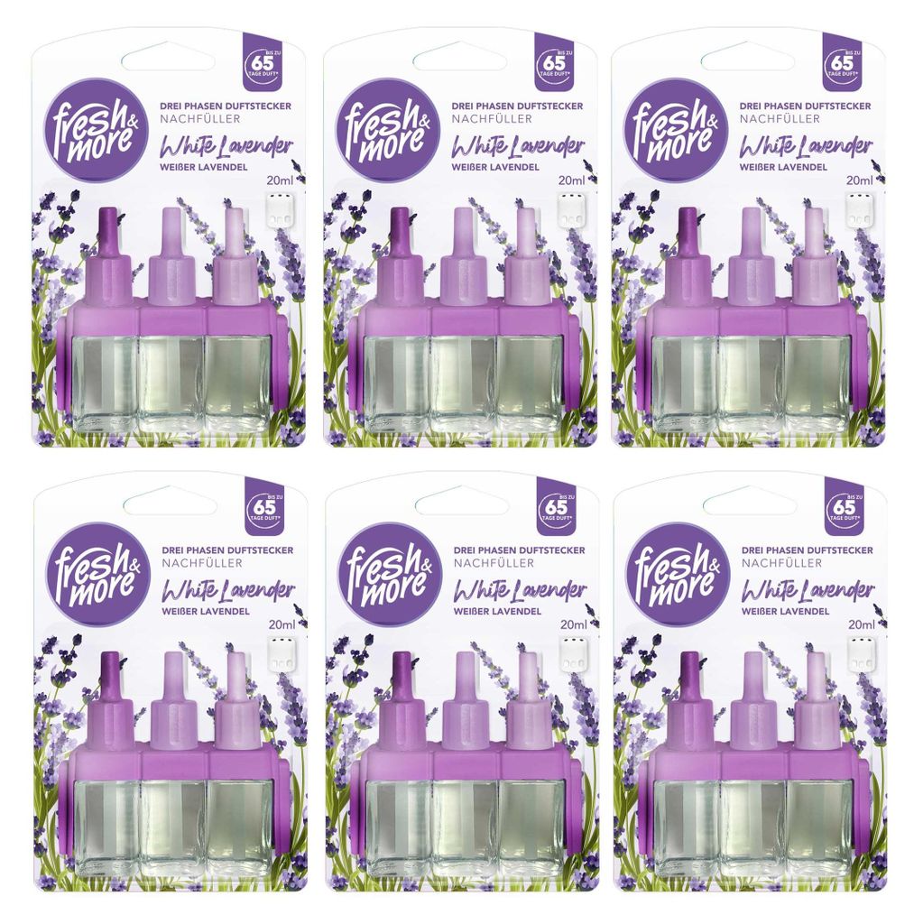Fresh & More Nachfüllflakons 6x 20ml - Kompatibel mit Produktbild 