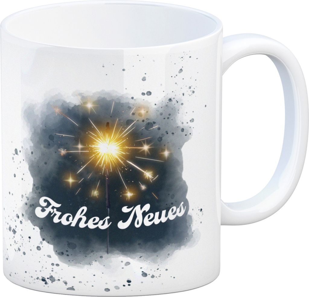 Feuerwerk Frohes Neues Silvester Kaffeebecher