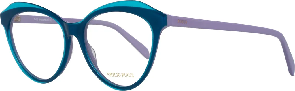 Montatura Vista Donna Pucci EP5129: Colore 080 Blu Glamour 55mm