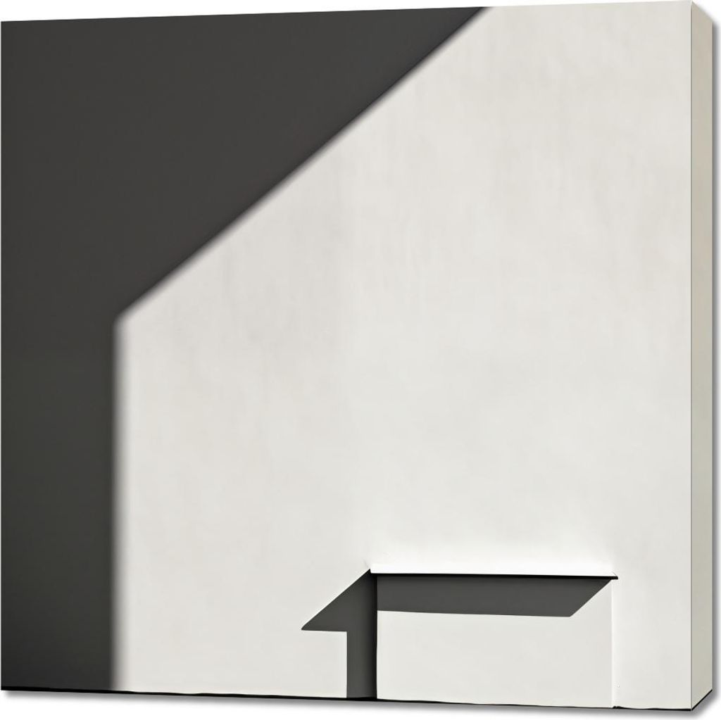 Bild 90x90cm Kontrast von Licht und Schatten