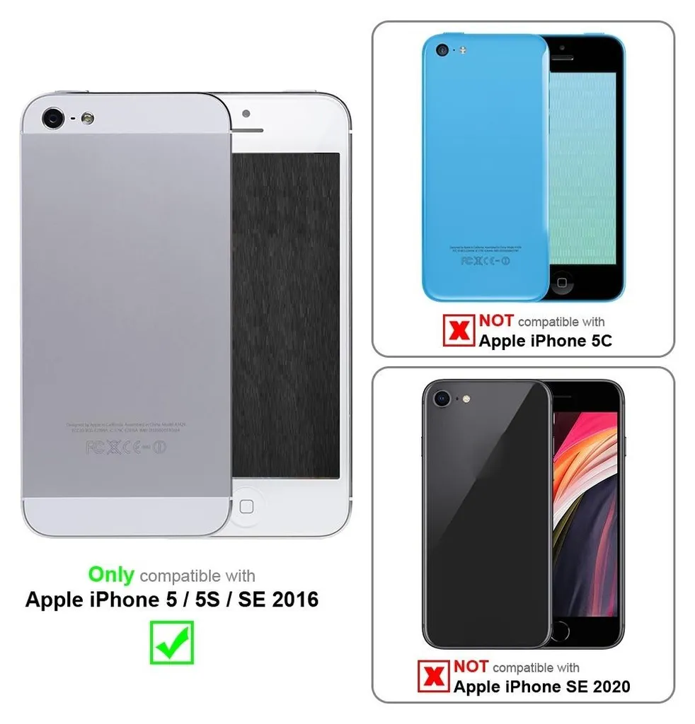 Moex Cover In Silicone Per IPhone 5/5s/SE (2016) – Effetto Alluminio Spazzolato – Colore Rosso Vinaccia