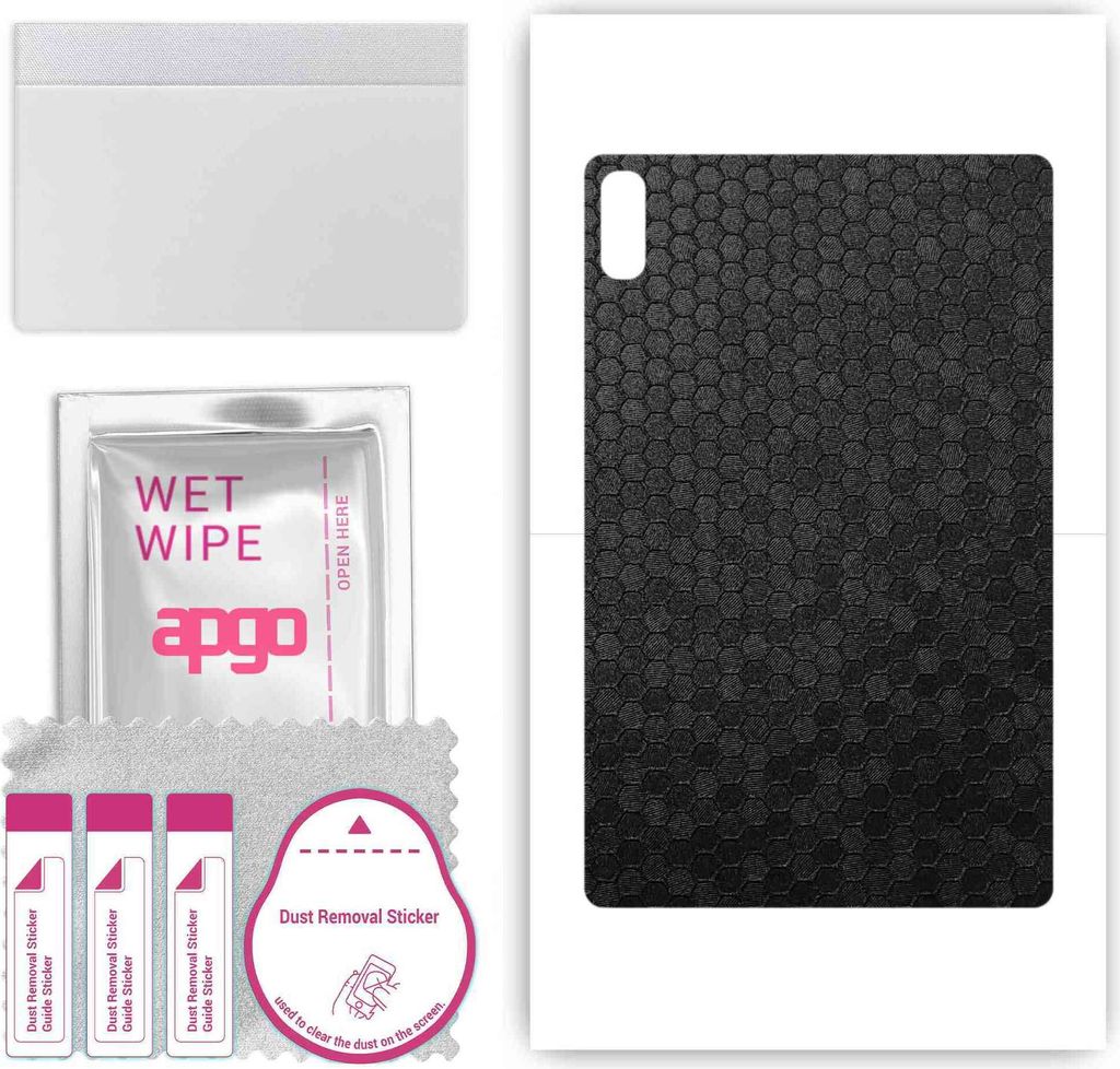 apgo Rückseite Schutzfolie, Skin, kompatibel mit Lenovo Tab P11 2nd Gen, Hinten Displayschutzfolie aus Vinylfolie, kratzfest, einfache Montage - S...