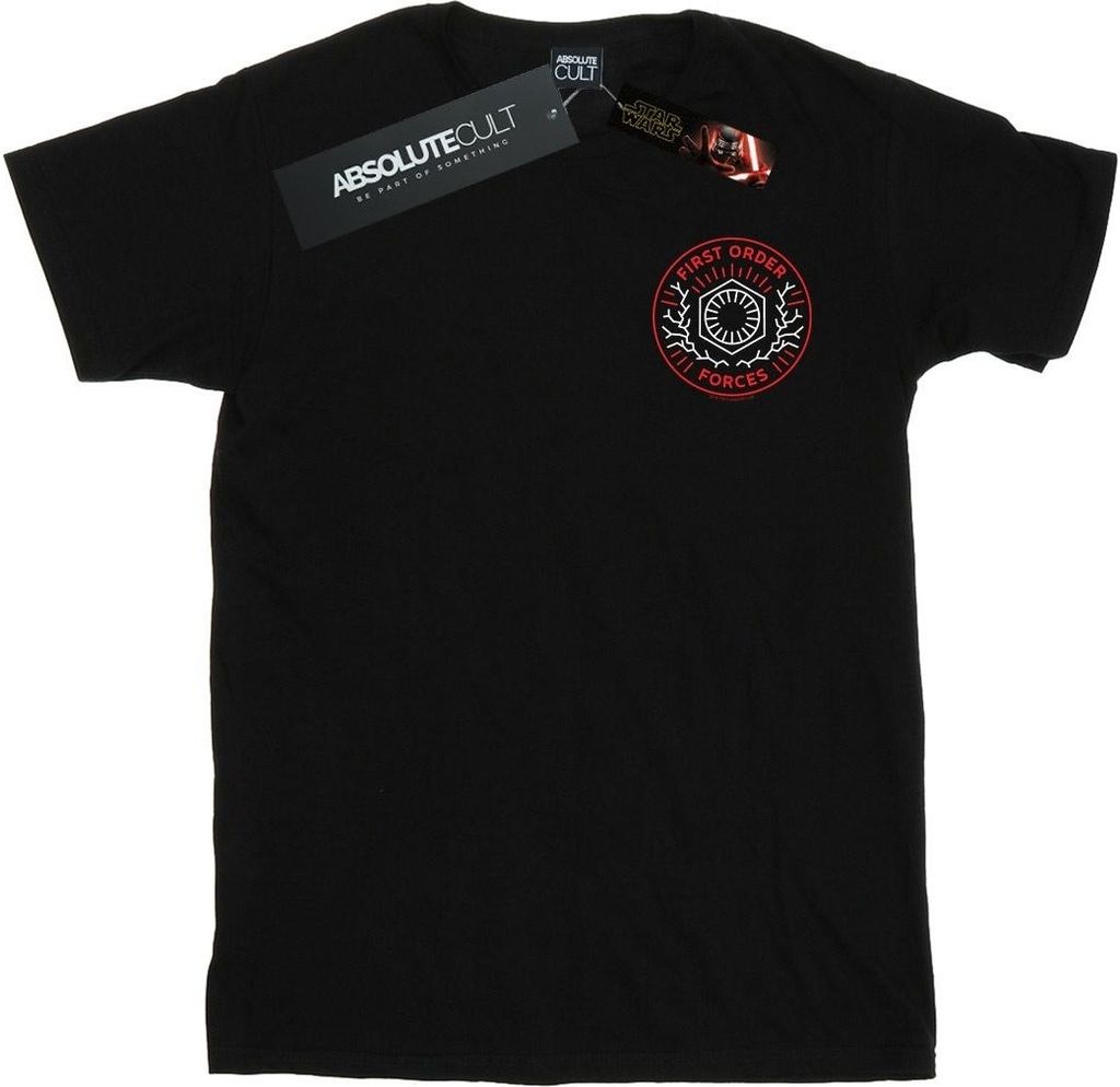 Star Wars: The Rise of Skywalker - "First Order Forces" T-Shirt für Herren BI52050 (L) (Schwarz)
