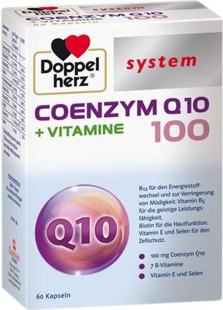 Doppelherz Coenzym Q10 100+Vitamine system Kapseln 60 St