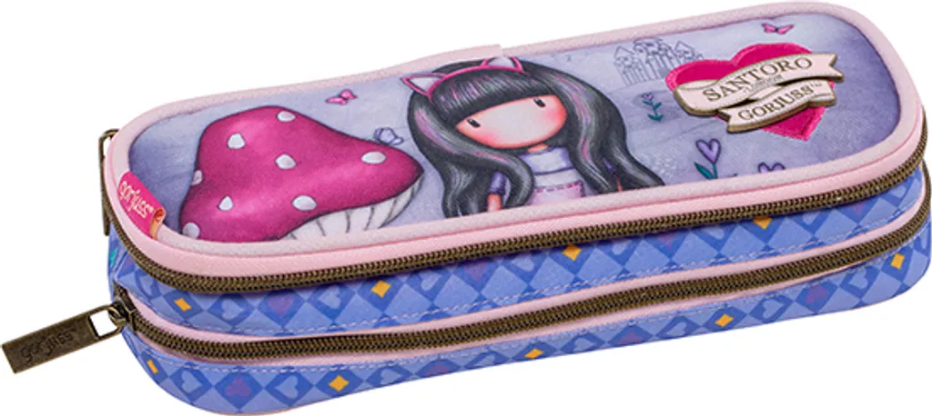 Astuccio Santoro Gorjuss Stregatto Quadrato - Must-Have Scuola