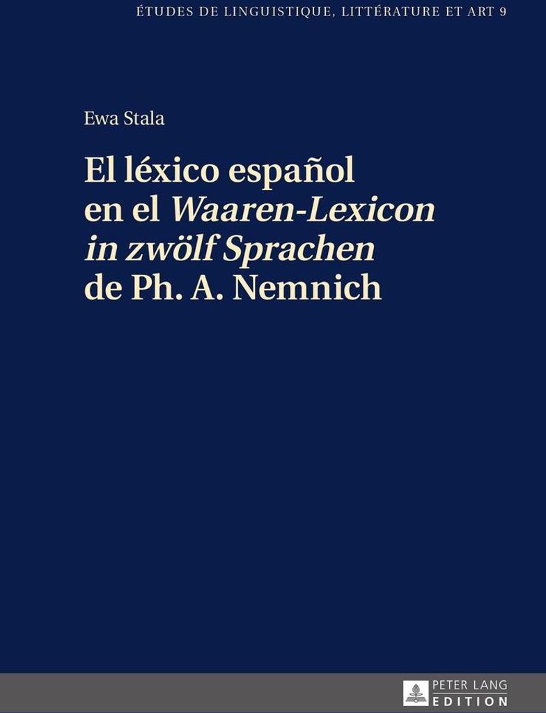 Das Spanisch-Lexikon im Waaren-Lexikon in zwölf Sprachen von Ph. A. Nemnich