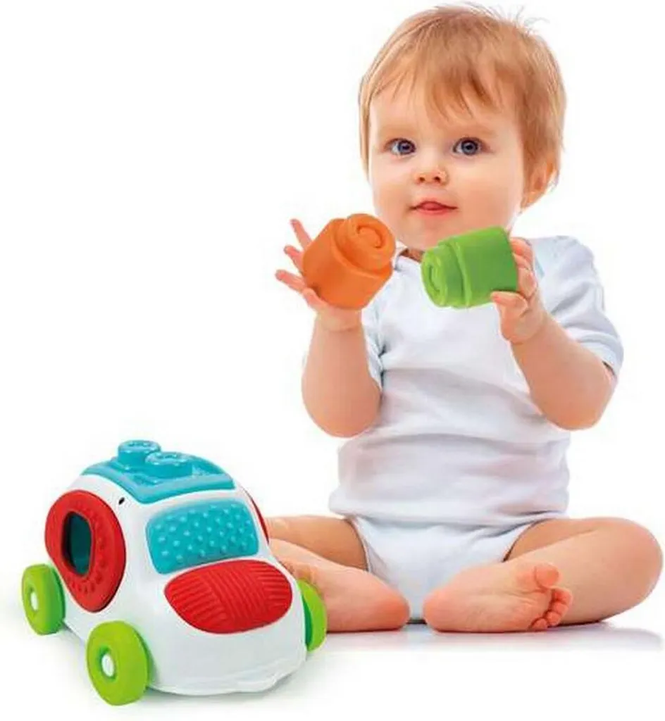 Voiture-jouet Clementoni pack de 8 voitures multicolores bébé - 8