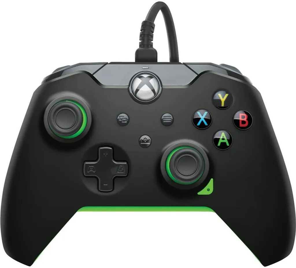 Manette filaire Xbox Series S sans latence PDP 049-012-GG Neon Black