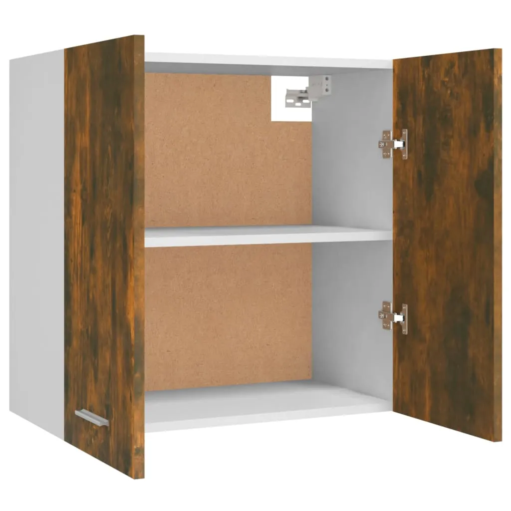vidaXL Armadio a muro in rovere fumé 60x31x60 cm materiale a base di legno - Armadi da cucina - 7