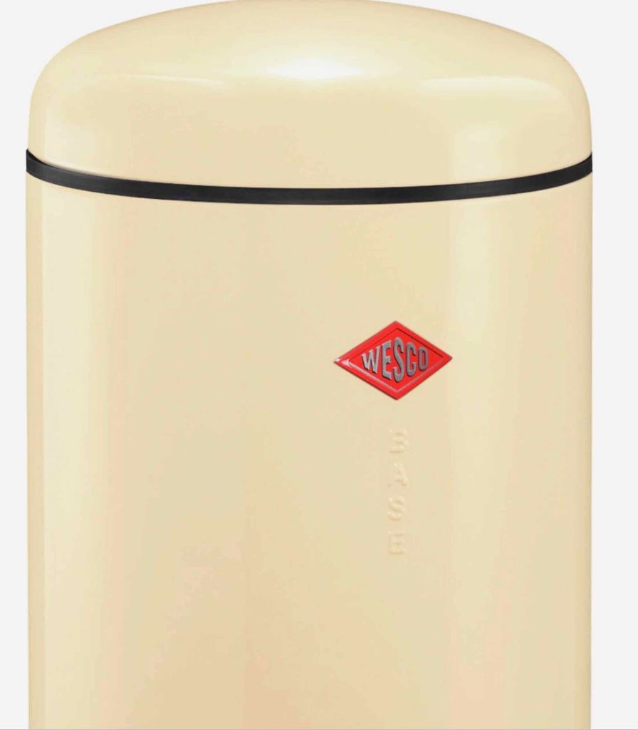 WESCO 134531-23 Odpadkový kôš Baseboy 20 vo farbe MANDEL s Obrázok produktu 3