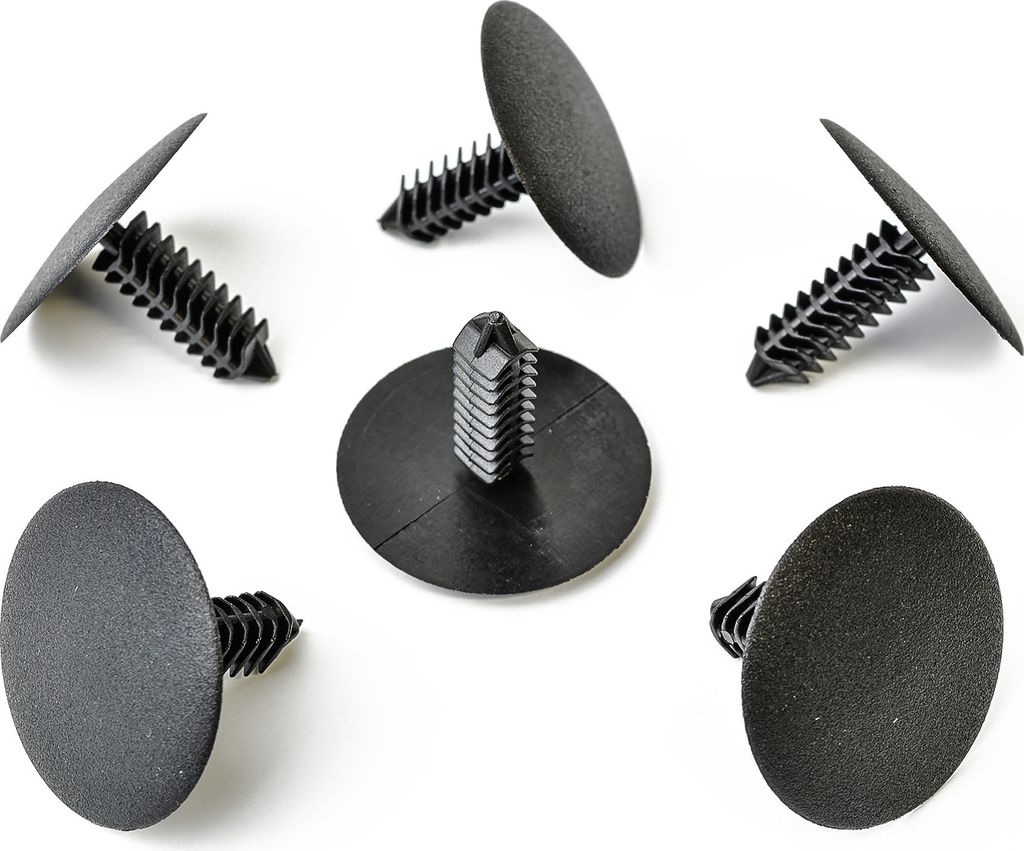 15x Universal Befestigungs Tannenbaum Clip in Schwarz | 28 mm