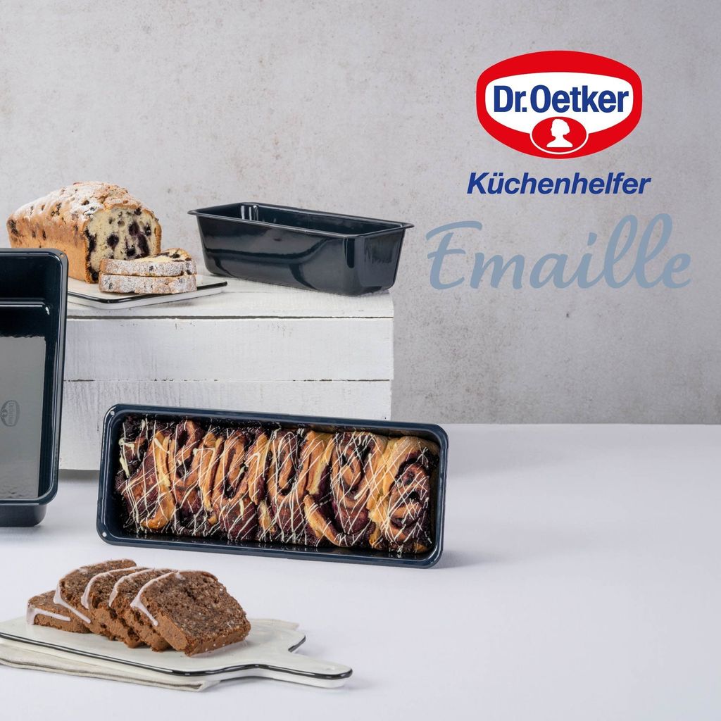 Dr. Oetker Kastenform Back-Liebe 30cm emailliert schwarz Produktbild 9