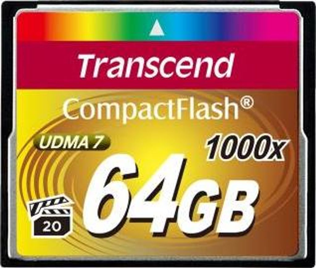 Transcend Compact Flash     64GB 1000x Produktbild 