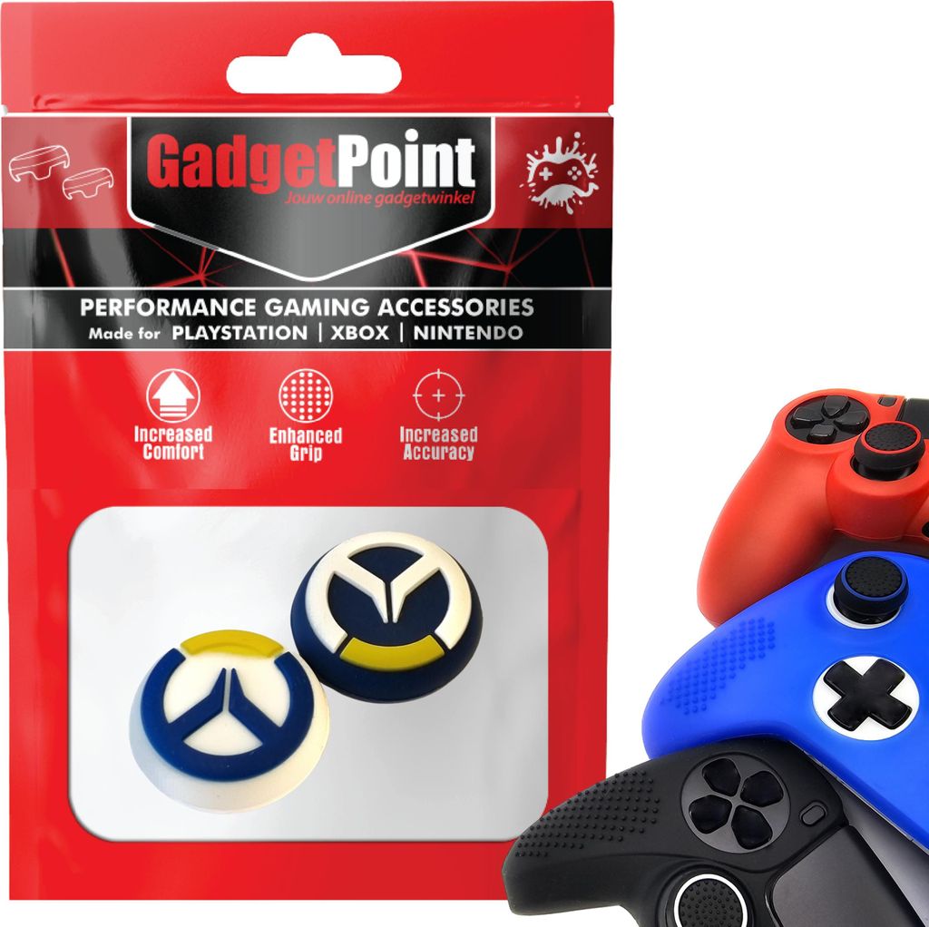Thumbgrips - Thumb Grips voor PlayStation, PS5, Xbox X/S, One & Switch Pro Controller - Gaming Thumbgrips - Performance Anti-Slip Thumbsticks - Bes...