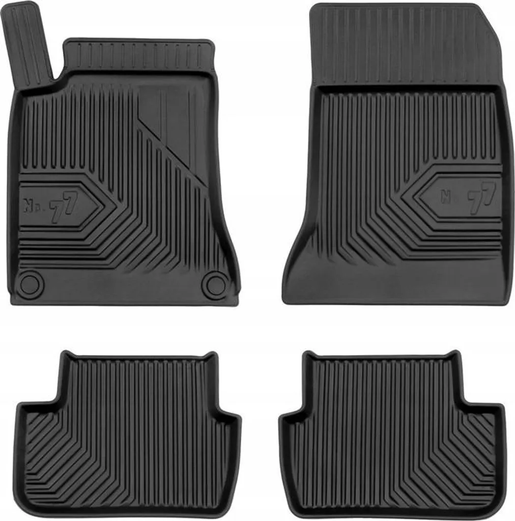 Tappetini in gomma per auto, set da 4, universali per: Mercedes W246 Classe B (2011-2018