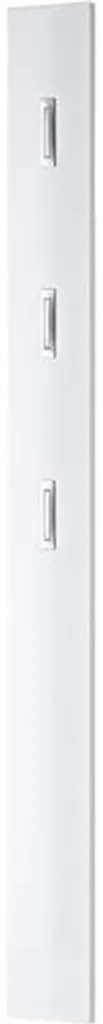 Patère Murale Verticale Colorado Germania 3255-84 en Blanc Brillant