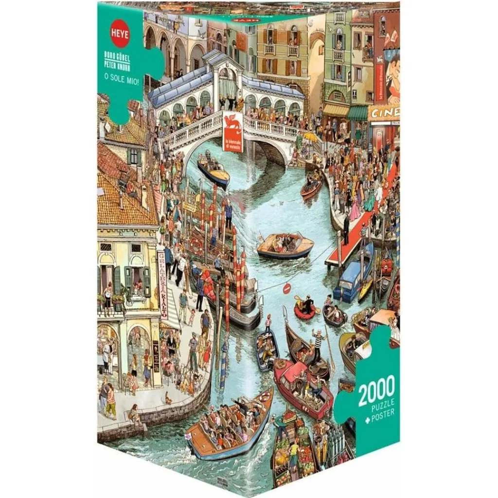 Fini l'ennui avec le Puzzle 2000 pièces O Sole Mio ! Heye 29843 pro