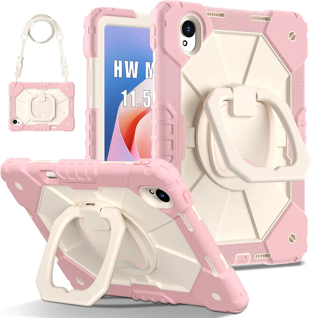 Custodia Heavy Duty per Huawei MatePad 11.5 S 2024 Rosa - Rugged Case