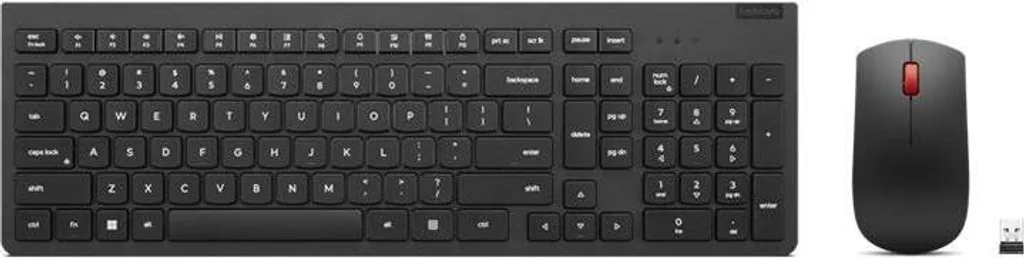 Clavier Souris Sans Fil Lenovo : Fini les Câbles Encombrants Noir