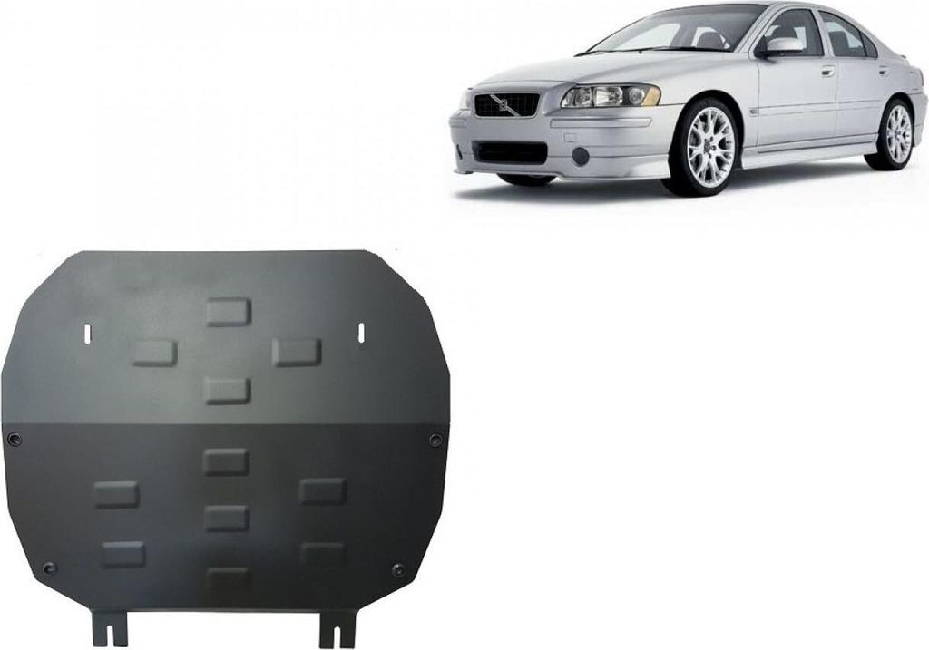 Stahl Unterfahrschutz für Motor Volvo S60