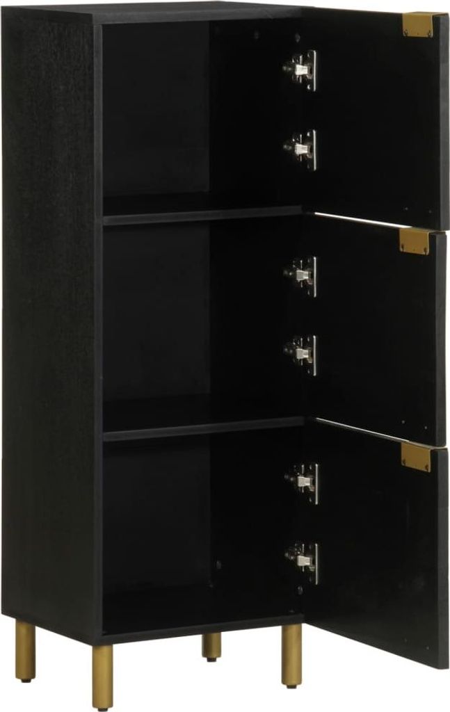 vidaXL Highboard Schwarz 40x33x110 cm Holzwerkstoff