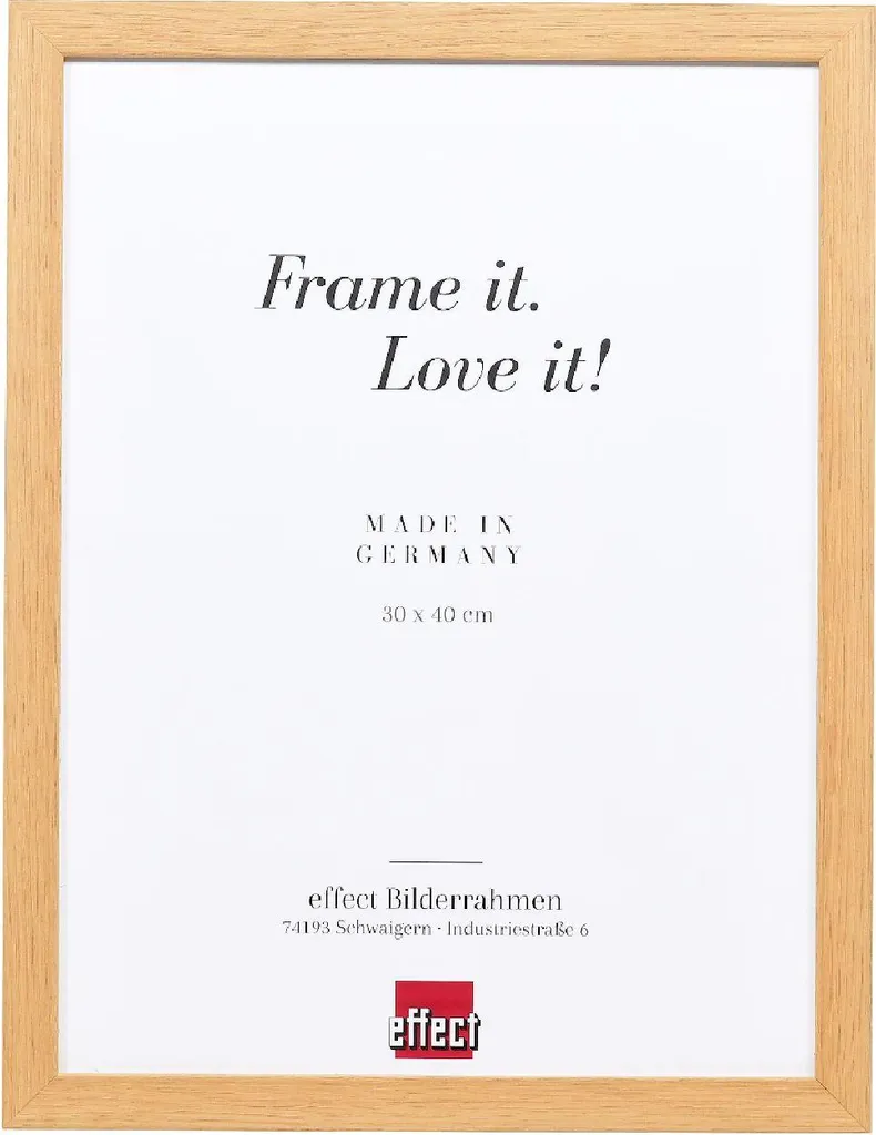 Cornice Fine-Art 10x10 Quercia con Protezione Museale UV99% | Professionale