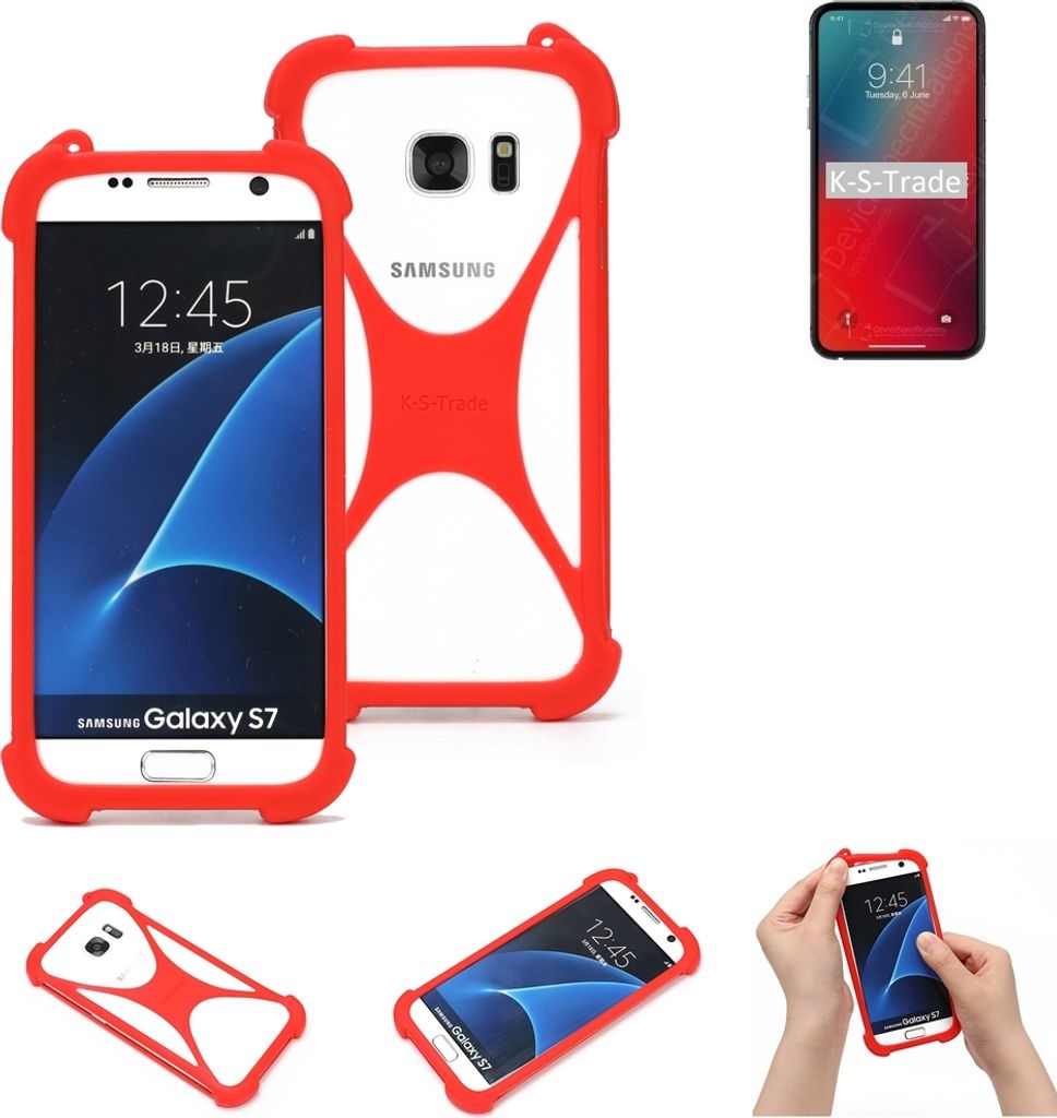K-S-Trade Handy-Hülle kompatibel mit Apple iPhone 12 Pro Max Schutz-Hülle Bumper Silikon Schutz Hülle Cover Case Silikoncase Silikonbumper TPU